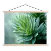 Blad - Plant - Groen - Textuur textielposter latten blank klein -3d