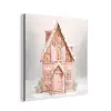Huisje - Suiker - Pastel aluminium wit klein -3d