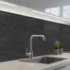 Donkergrijs - Asfaltstructuur - Ruw keuken achterwand 2 middel 871 -3d_schuin