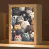 Kat - Dieren - Poes - Patroon - Jongen - Meisje Light Box met kabel klein -zzz_3d_website