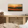 Klaprozen - Bloemen - Heuvels - Zonsondergang plexiglas 5mm klein -sfeer4