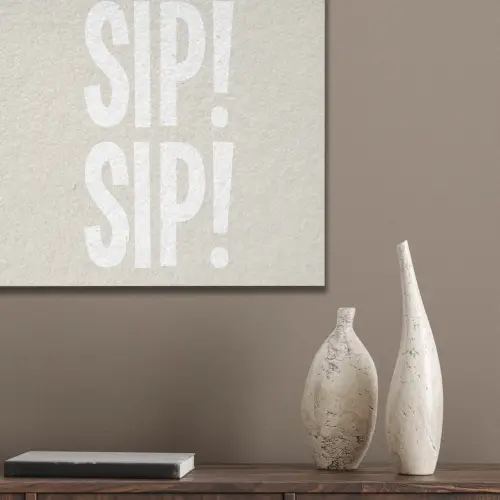 Vintage - Decoratie - Japandi - Wit PET vilt klein -sfeer6_closeup