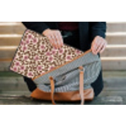 Bloemen - Bladeren - Kleurrijk laptophoes neopreen klein 279 -tas