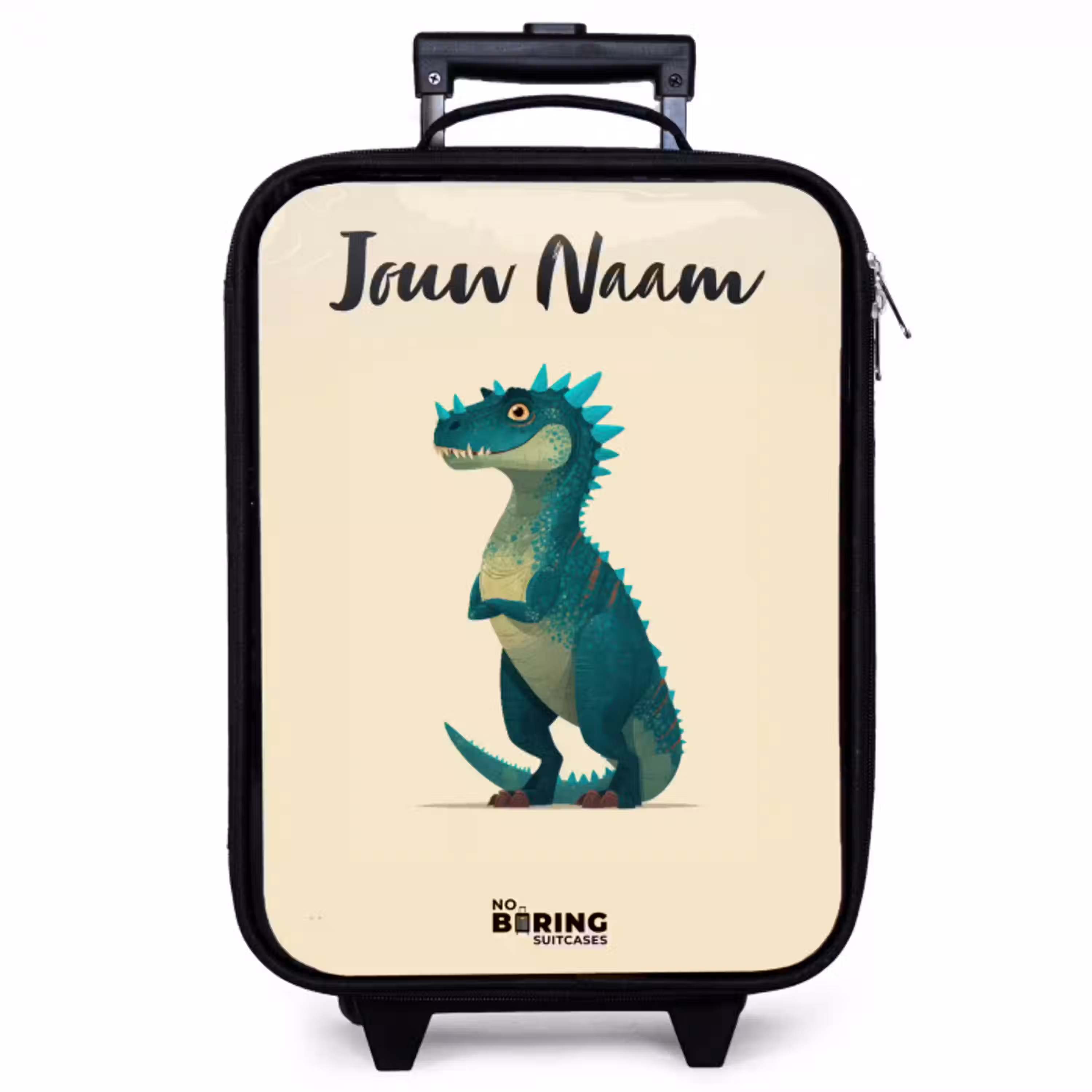 Dino - Dier - Blauw - Groen Kinderkoffer - Zwart klein -zzz_website3d