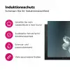 Kristal - Bloemen - Grijs Inductie beschermer vinyl 3mm klein -zzzzzzz-lf-ups