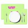 Groen - Neon - Quote Placemat vinyl groot -zzsfeer2_Kitchenyeah-website