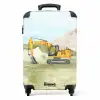 Graafmachine in de natuur NBS - Handbagage koffer - Kinderen Unisex middel -productfoto_recht