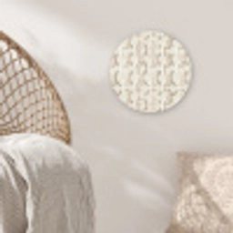 Motief - Abstract - Beige Wandcirkel kunststof plaat 5mm dik klein 188 -sfeer5