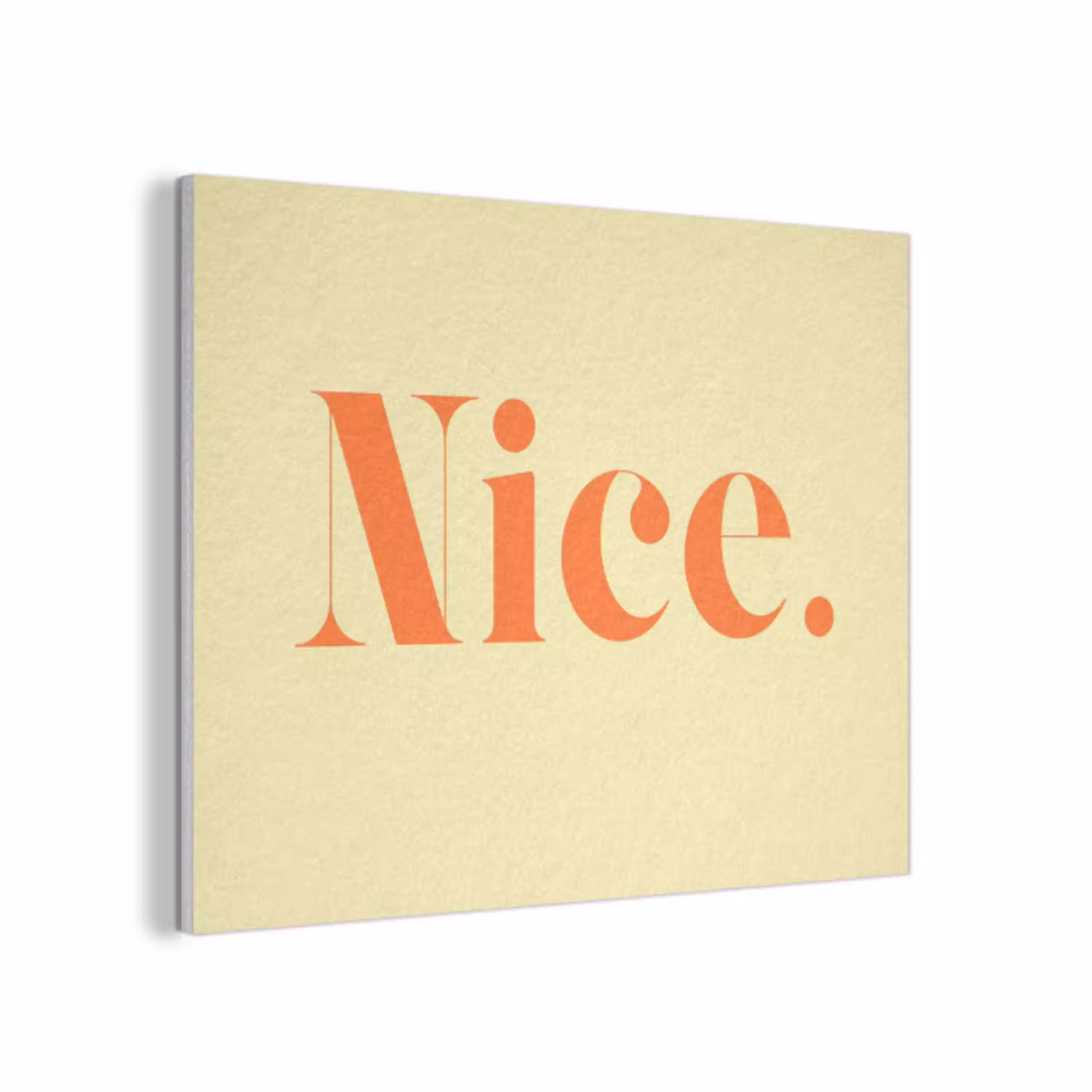 Nice - Oranje - Geel - Minimalistisch PET vilt klein -3d