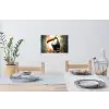 Toekan - Vogel - Bloemen - Planten Muursticker klein -eettafel