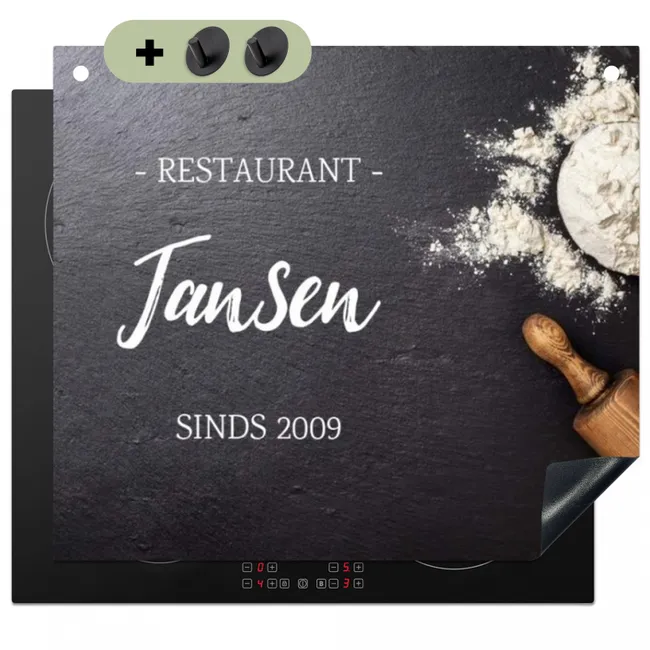 2 in 1 Inductie beschermer - Restaurant