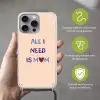 Moeder - Tekst - Hartje - Rood Hoesje iPhone 16 Pro Max met koord klein -sfeer2_NL