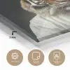 Tijger - Kokskleding - Bruin plexiglas 5mm klein -sfeer2