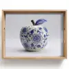 Appel - Blauw - Klassiek Dienblad Rechthoek middel -z3d_shopping