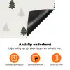 Illustratie - Kerstbomen - Wit Inductie beschermer vinyl 3mm klein 276 -zzzzzzz-td-onderkant