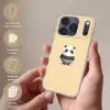 Panda - Beige - Minimalistisch Telefoonhoesje iPhone 17 Pro klein -sfeer3_NL