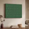 Donkergroen - Modern - Patroon - Goud Textielframe zwart klein 947 -sfeer3