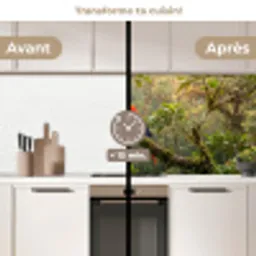 Ara - Jungle - Rood keuken achterwand 2 middel -voor-na2_FR
