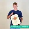 Basketbal in neutrale kleuren Rugzak - Zwart middel -sfeer7_NL