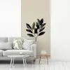 Ovaal - Olijfgroen - Simpel fotobehang vinyl groot -woonkamer