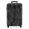 Groene camouflage print NBS - Handbagage koffer - Unisex middel -productfoto_recht