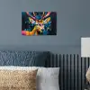 Graffiti - Hert - Dier - Kleurrijk poster papier klein -sfeer2