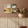 Abstract - Goud - Grijs - Vormen - Geometrisch PET vilt klein -sfeer4