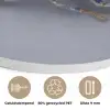 Kever - Delfts  - Blauw - Goud Akoestische PET Vilt - Rond klein -closeup_NL