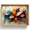 Bloem - Abstract - Kleurrijk - Bladeren Dienblad Rechthoek middel -z3d_shopping