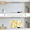 Oranje - Geel - Splash - Fruit keuken achterwand spatscherm klein -voor_na_NL