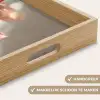 Bloemen - Stelen - Roze - Schaduw Dienblad Rechthoek middel -USP_HandgreepNL