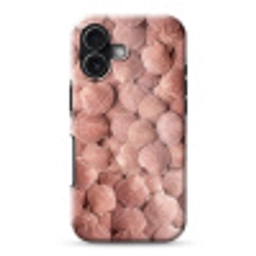 Schelpen - Patroon - Roze Toughcase MagSafe Apple iPhone 17 klein -3d
