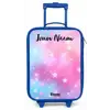 Sterren - Roze - Blauw Kinderkoffer - Blauw klein -zz3dotto