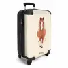 Bruin paard in gallop NBS - Handbagage koffer - Volwassenen Unisex middel -productfoto_3d