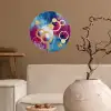 Cirkels - Goud - Abstract Wandcirkel behangsticker klein -sfeer1