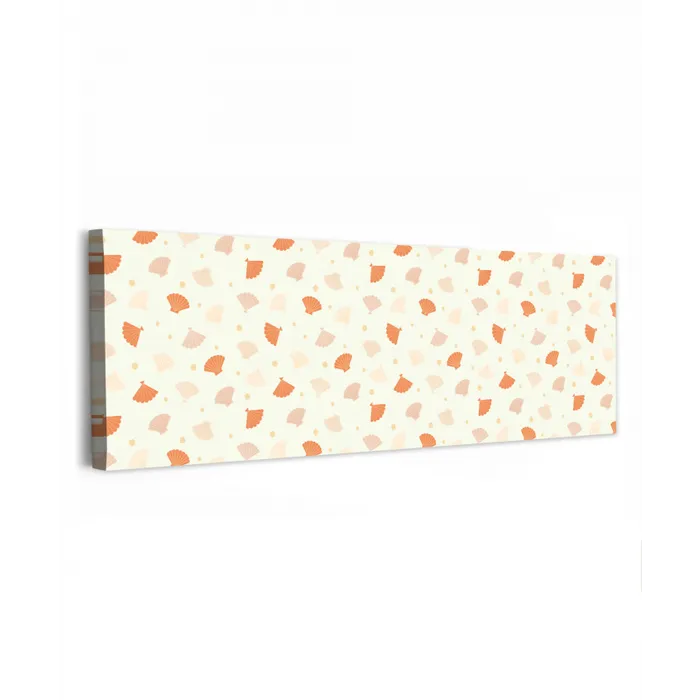 Zee - Dieren - Schelpen - Sinaasappel canvas 2cm klein 828 -z3d