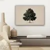 Eikenboom - Schaduw - Egaal canvas 2cm klein -sfeer6