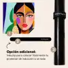 Portret - Vrouw - Modern Inductie beschermer vinyl 3mm middel -zzzzzzz-induclip_ES