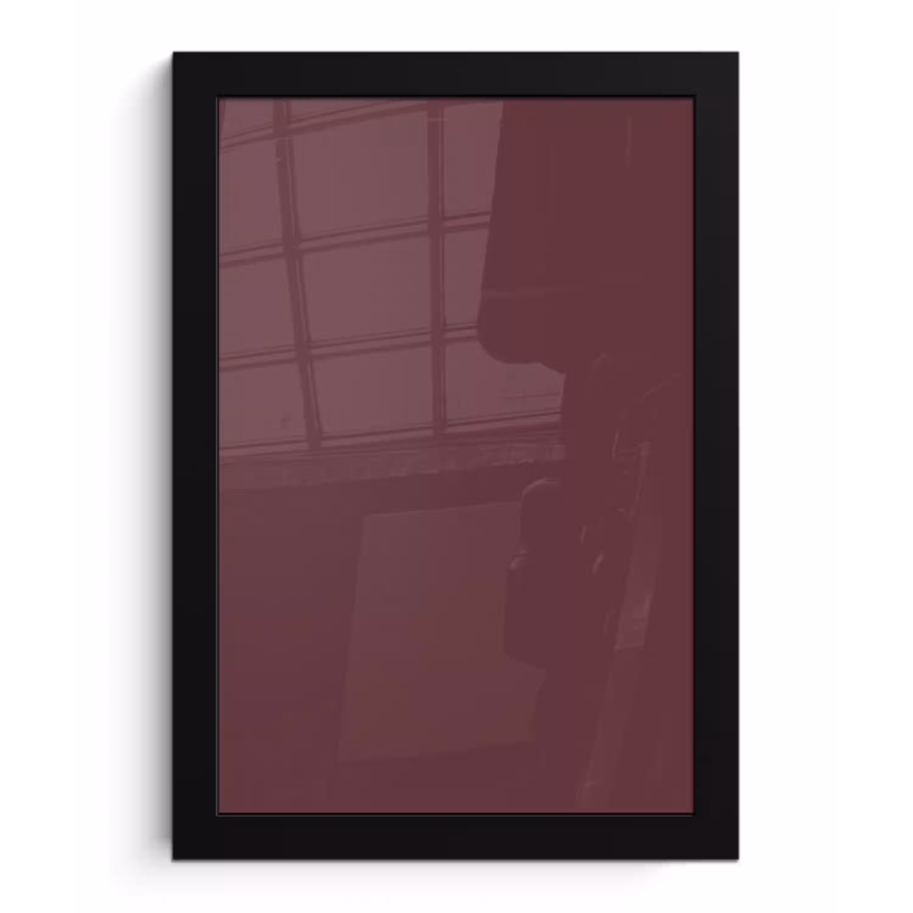 Dusty - Rose - Roze fotolijst zwart zonder passe partout klein 224 -3d
