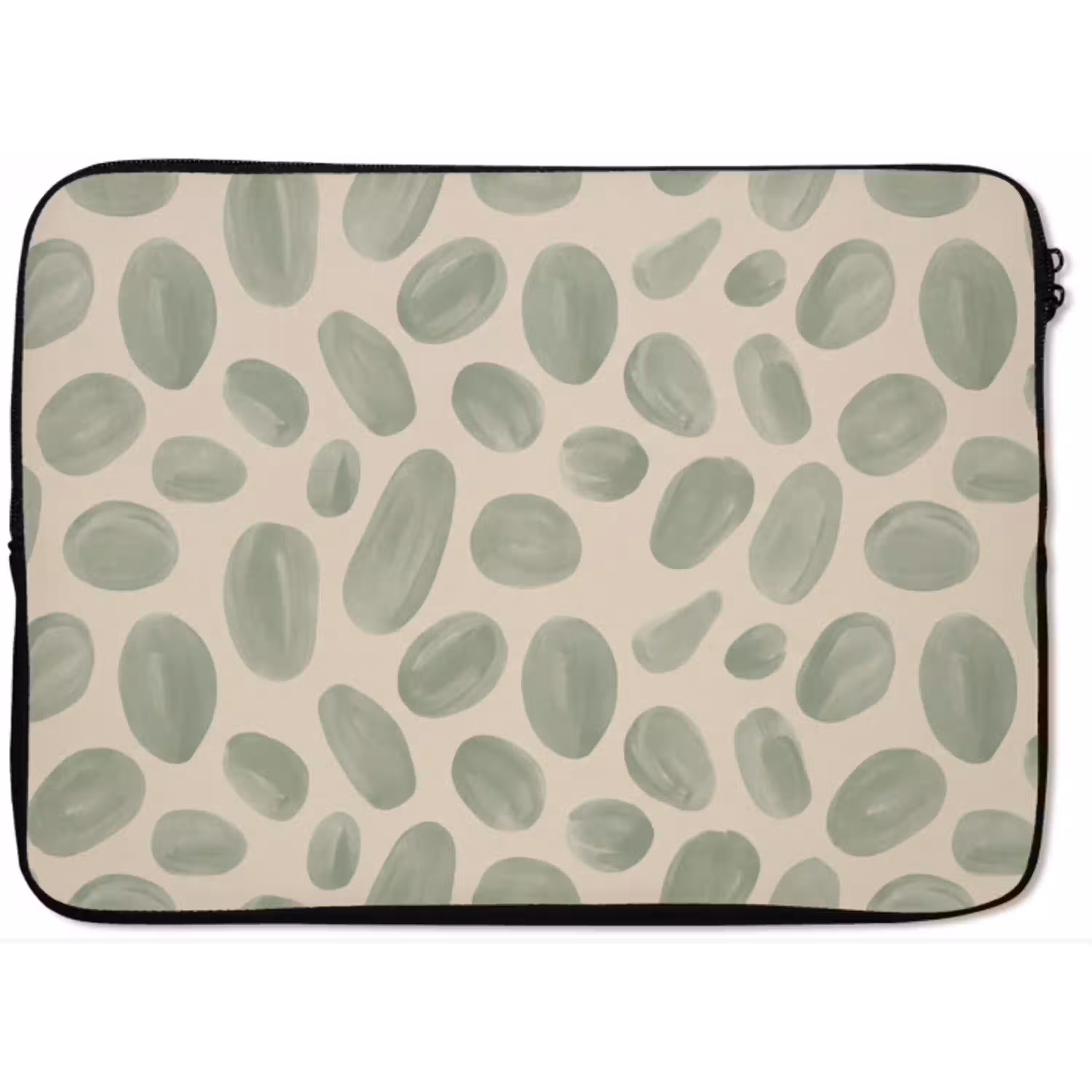 Abstract - Patroon - Organisch - Groen - Modern laptophoes neopreen klein -zkaufland3dotto