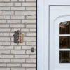 Hout en antraciet - Sierlijk Naambord Huisje klein -sfeer1