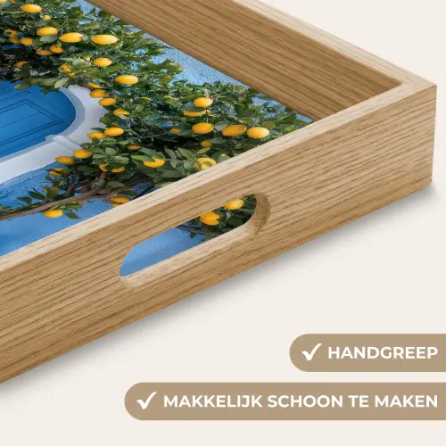 Citroenbomen - Geel - Deur - Potten Dienblad Rechthoek middel -USP_HandgreepNL