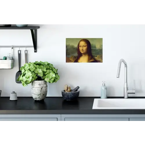 Mona Lisa - Leonardo da Vinci Muursticker klein -keuken