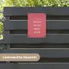 BBQ - Quote - Roze - Zomer tuinposter los doek klein -sfeer3