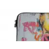 Expressief - Milkshake - Vrouw - Felle kleuren laptophoes neopreen klein -detail