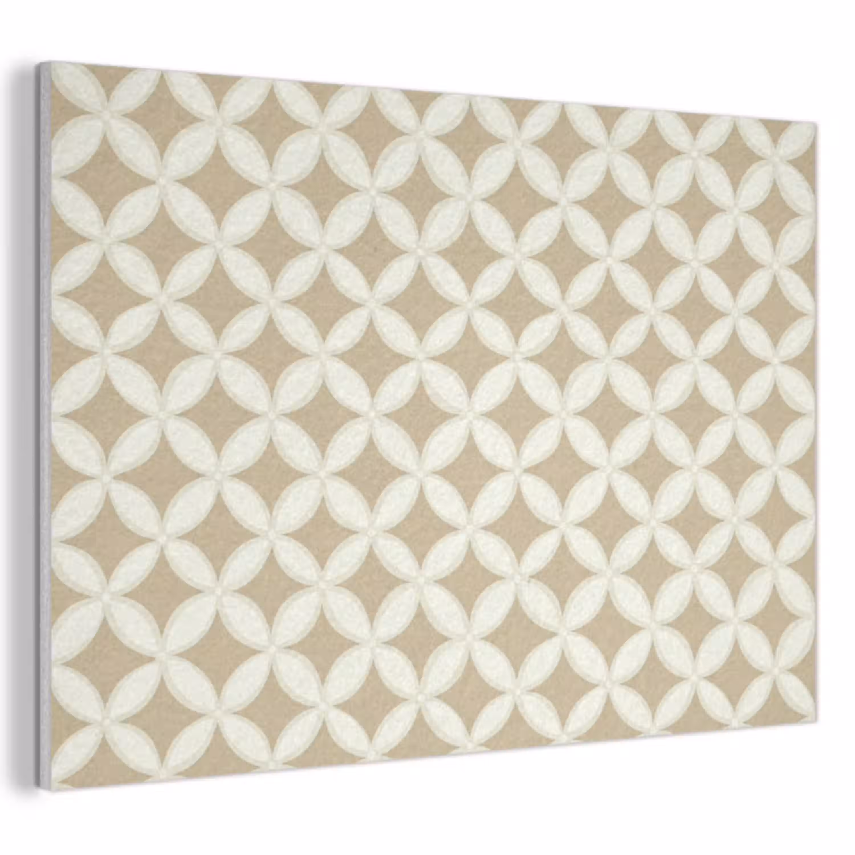 Symmetrisch - Motief - Beige PET vilt klein 837 -3d