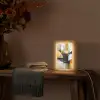 Abstract - Kunst - Geometrisch - Aesthetic Light Box met kabel (Tafellamp) klein -sfeer4