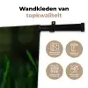 Narcis - Bloem - Wit - Grassprieten Wandkleed katoen klein -sfeer2