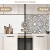 Design - Ornament - Vintage - Retro keuken achterwand 2 middel 871 -voor-na2_FR