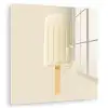 Minimalistisch - Waterijsje - Stokje - Beige plexiglas 5mm klein -zzzproduct_nieuw